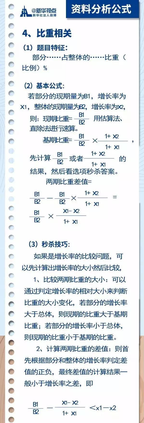 2020國(guó)考行測(cè)常用公式匯總，背完答題省時(shí)省力